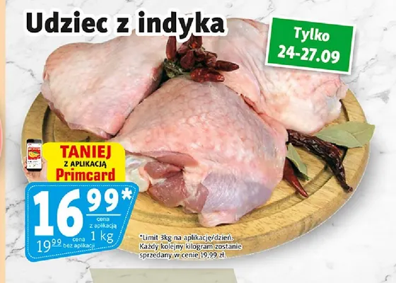 Udziec z indyka promocja w Prim Market