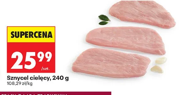 Sznycle cielęcy promocja w Biedronka