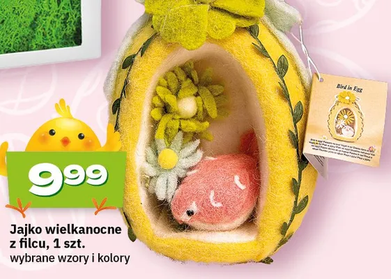 Jajko wielkanocne z filcu promocja w Twój Market