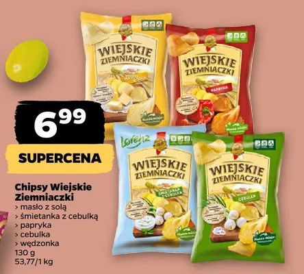 Chipsy Wiejskie Ziemniaczki wędzonka promocja w Netto