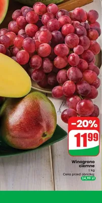 Winogrono ciemne promocja w Dino