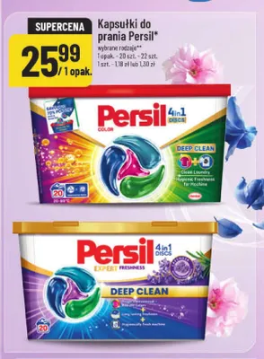 Kapsułki do prania Persil 4in1 Discs Expert Freshness Lavender promocja w POLOmarket