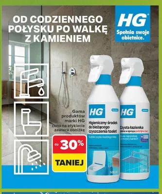 Higieniczny środek do bieżącego czyszczenia toalet HG promocja w Carrefour