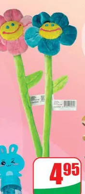 Maskotka kwiatek promocja w Dino