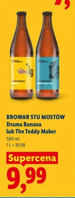 Piwo Browar Stu Mostów The Teddy Maker promocja w Lidl