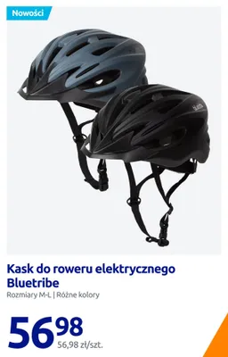 Kask do roweru elektrycznego Bluetribe promocja w Action