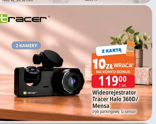 Wideorejestrator Tracer Halo 360D Mensa promocja w Leclerc