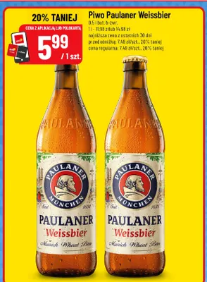 Piwo Paulaner Weissbier promocja w POLOmarket