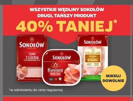 Wędliny Sokołów promocja w Netto