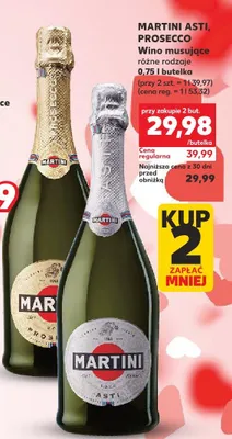 Wino musujące różne rodzaje promocja w Kaufland