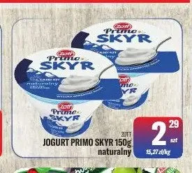 Jogurt Primo Skyr naturalny promocja w Tomi Markt