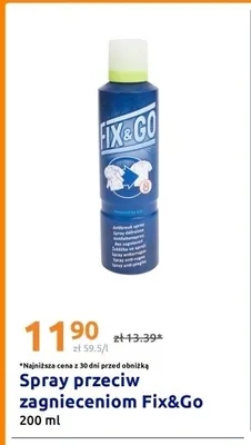 Spray przeciw zagnieceniom Fix&Go promocja w Action