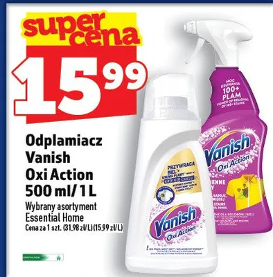 Odplamiacze Oxi Action promocja w TOPAZ