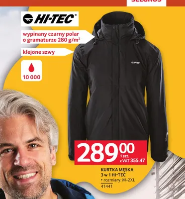 Kurtka męska 3 w 1 Hi-Tec promocja w Selgros