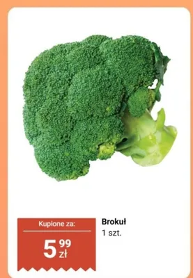 Brokuł promocja w Biedronka