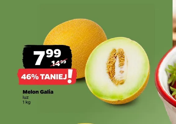 Melon Galia luz promocja w Netto