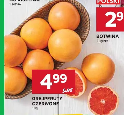 Grejpfruty czerwone promocja w Stokrotka