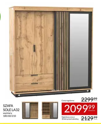 Szafa Sole LA32 promocja w Abra Meble