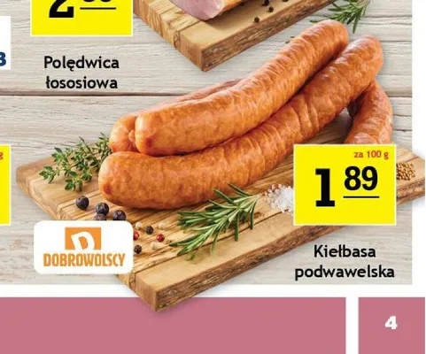Kiełbasa podwawelska Dobrowolscy promocja w Gram Market