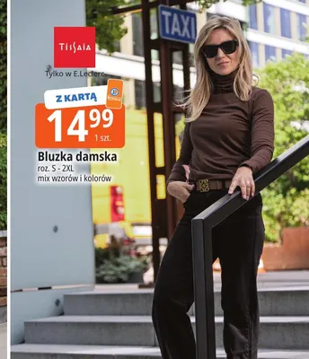 Bluzka damska Tissaia promocja w Leclerc