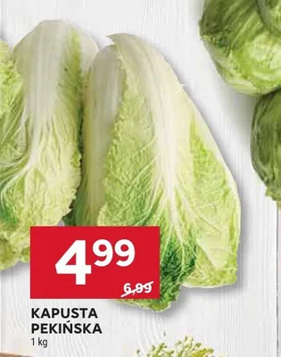 Kapusta pekińska promocja w Stokrotka