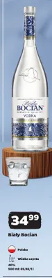 Wódka czysta Biały Bocian 40% promocja w Netto