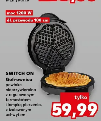 Gofrownica Switch On promocja w Kaufland