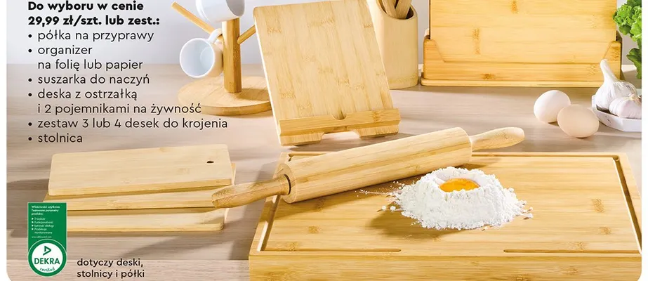 Akcesoria kuchenne wybrane rodzaje promocja w Biedronka