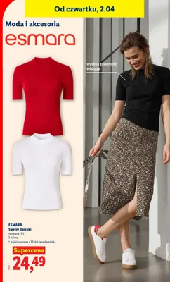 Sweter damski promocja w Lidl