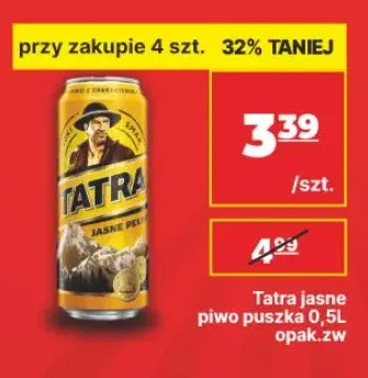 Piwo Tatra promocja w API Market
