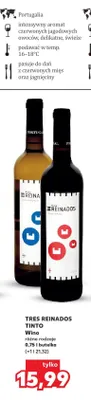 Wino czerwone Tres Reinados Tinto promocja w Kaufland