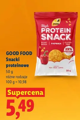 Snacki proteinowe promocja w Lidl