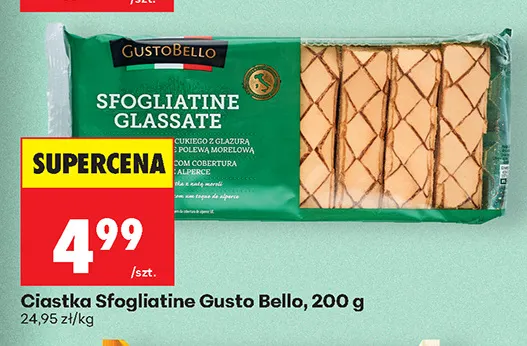 Ciastka Sfogliatine Gusto Bello promocja w Biedronka