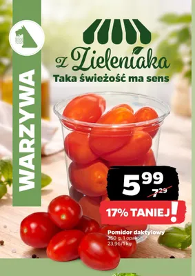Pomidor daktylowy promocja w Netto