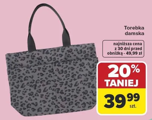 Torebka damska promocja w Carrefour