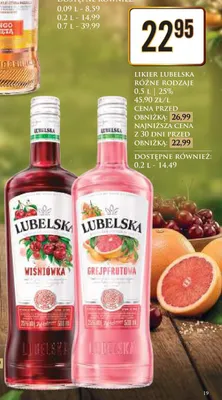 Likier Lubelska Wiśniówka promocja w Dino