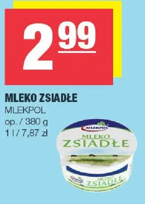 Mleko zsiadłe promocja w SPAR