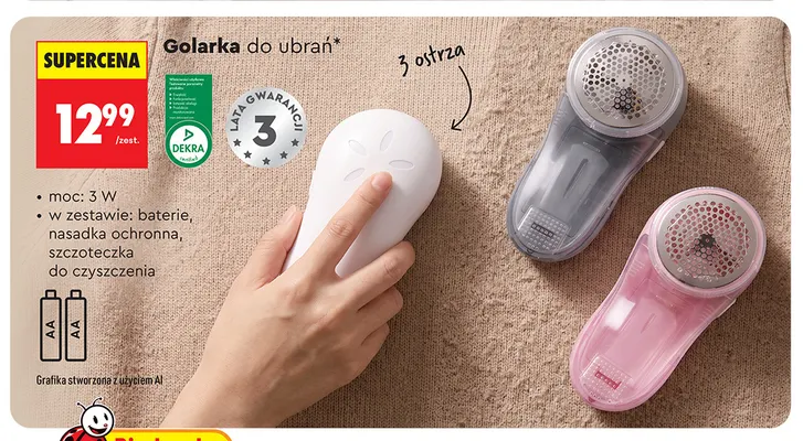 Golarka do ubrań promocja w Biedronka