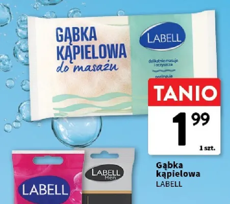 Gąbka kąpielowa do masażu Labell promocja w Intermarche