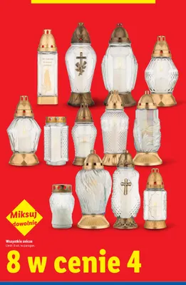 Znicze promocja w Lidl