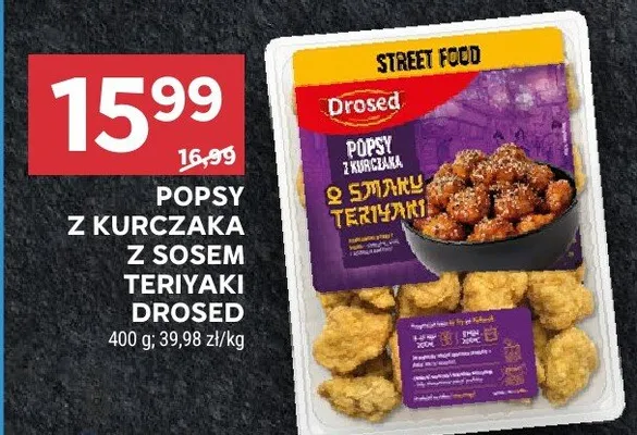 Popsy z kurczaka z sosem teriyaki promocja w Stokrotka