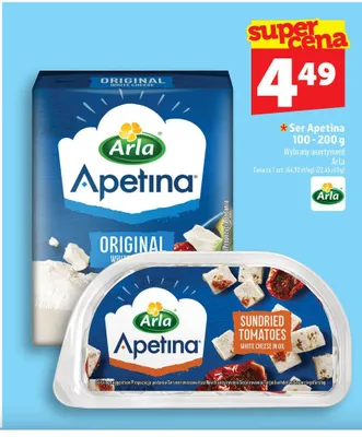 Ser biały Arla Apetina Original promocja w TOPAZ