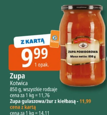 Zupa pomidorowa promocja w Leclerc