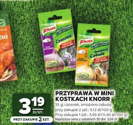 Przyprawa w mini kostkach smażona cebula Knorr promocja w Stokrotka
