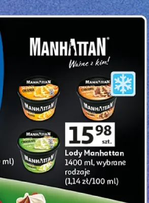 Lody Manhattan promocja w Auchan