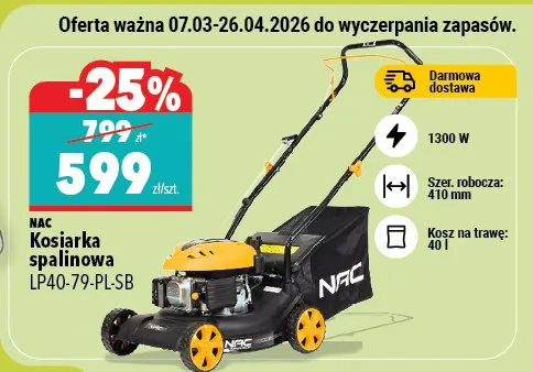 Kosiarka spalinowa LP40-79-PLSB Nac promocja w Biedronka Home