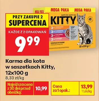 Karma dla kota w saszetkach promocja w Biedronka