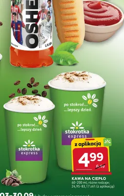 Kawa na ciepło promocja w Stokrotka