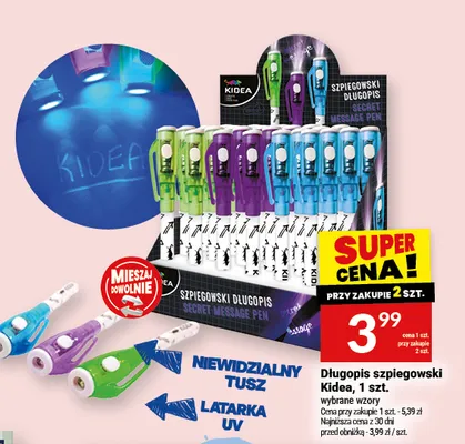 Długopis szpiegowski Kidea promocja w Twój Market
