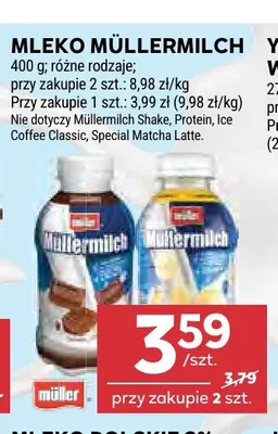 Mleko Müllermilch promocja w Stokrotka